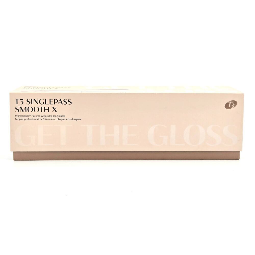 T3 SINGLEPASS SMOOTH X Professional Flat Iron with Extra-long Plates Pink New - Picture 11 of 12